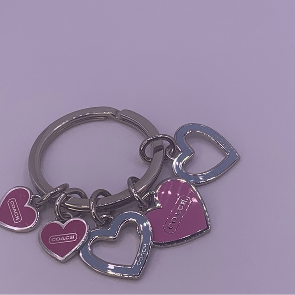 Coach Colored Hearts Keychains - Picture 2 of 4